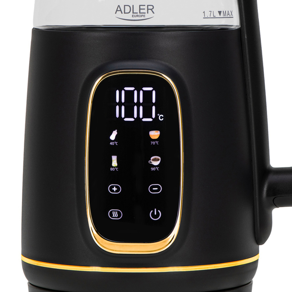 Чайник Adler AD 1305 Black/Gold
