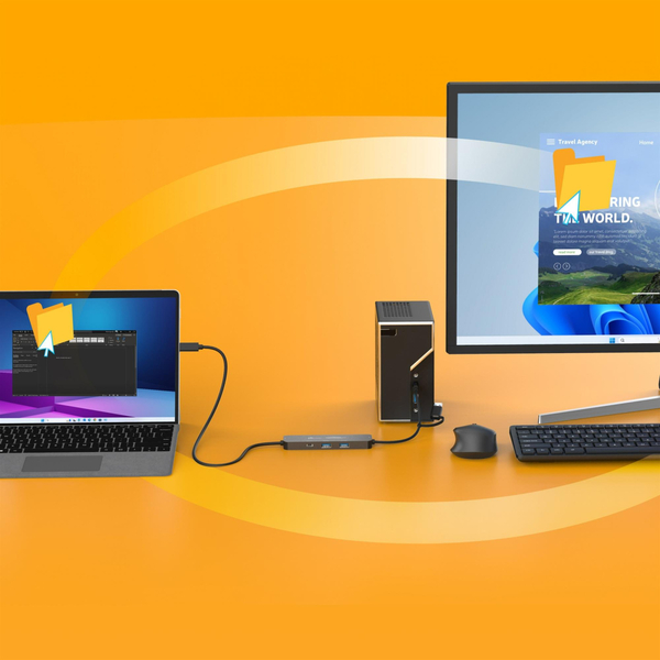 USB-хаб J5create Wormhole Switch Grey (JCH462-N)