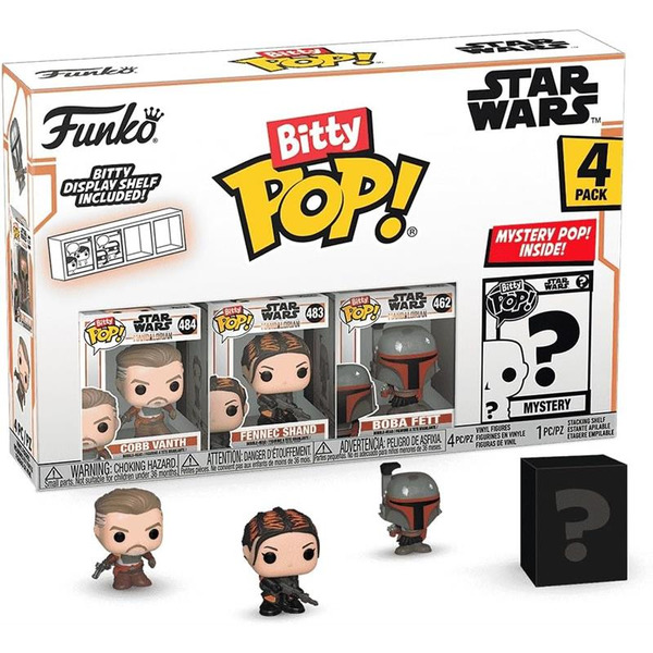 Набір Funko POP (Bitty): Mandalorian 4PK - Marshal 75453