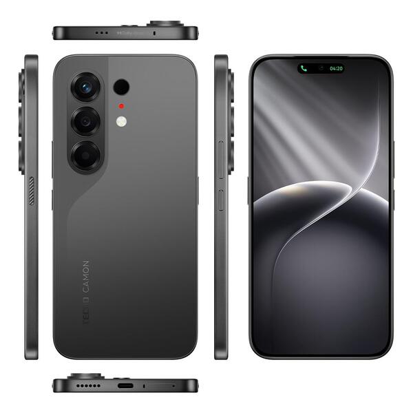 Мобільний телефон Tecno Camon 50 CN5 8/256GB Moonshadow Black (4894947116155)