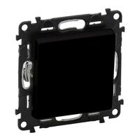 Переключатель Legrand Valena Life, 10AX, 250V, автоматические клеммы, матовый черный