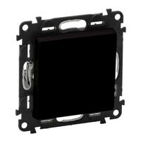 Перемикач проміжний Legrand Valena Life, 10AX, 250V, гвинтові клеми, матовий чорний