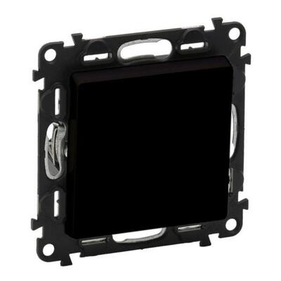 Выключатель Legrand Valena Life, 10AX, 250V, винтовые клеммы, матово-черный