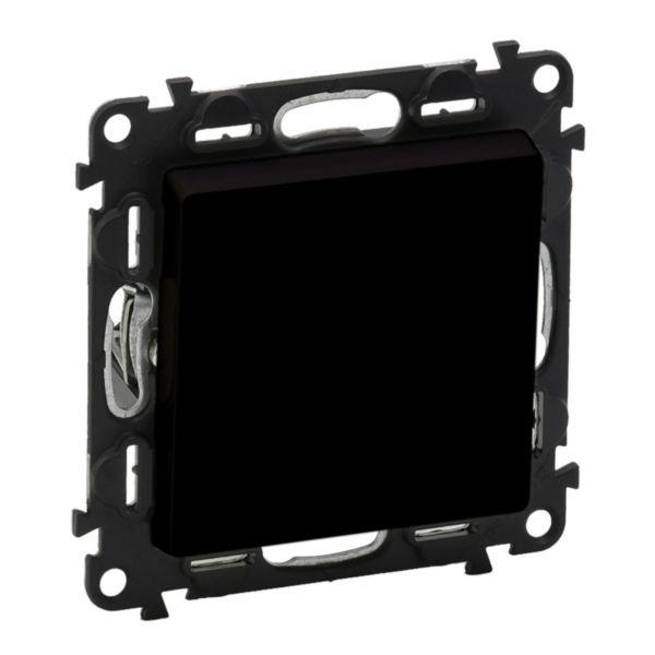 Перемикач проміжний Legrand Valena Life, 10AX, 250V, гвинтові клеми, матовий чорний