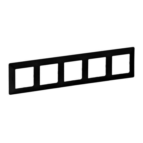 Рамка 5 постів Legrand Valena Life, матовий чорний