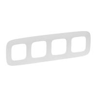 Рамка 4 пости Legrand Valena ALLURE, білий