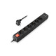 Сетевой фильтр REAL-EL RS-Protect 605 3 м Black (EL122300041)