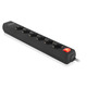 Сетевой фильтр REAL-EL RS-Protect 605 3 м Black (EL122300041)