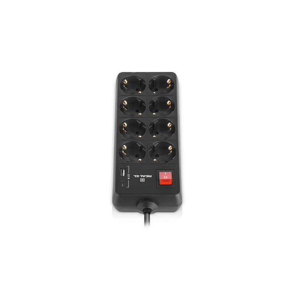 USB-хаб REAL-EL CQ-415 Space Grey