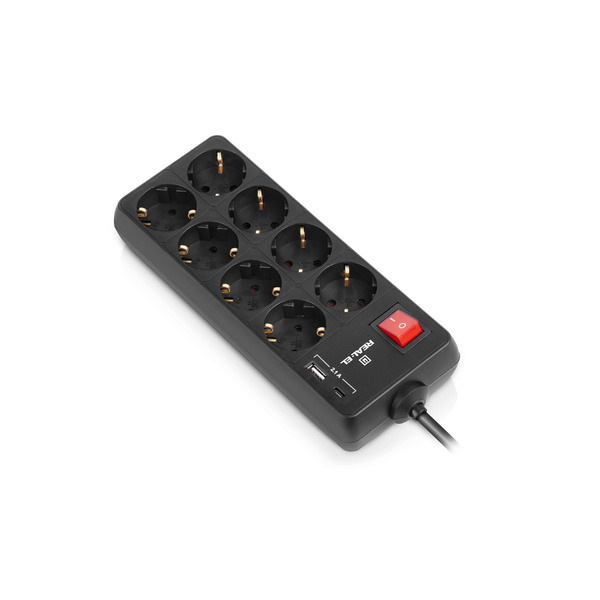 USB-хаб REAL-EL CQ-415 Space Grey
