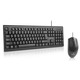 Комплект (клавиатура, мышь) REAL-EL Kit 511 Black
