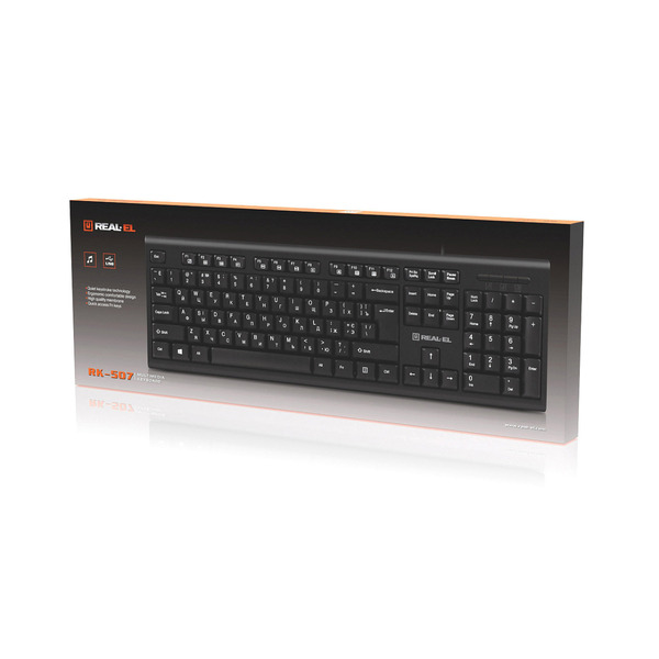 Клавиатура REAL-EL RK-507 Black