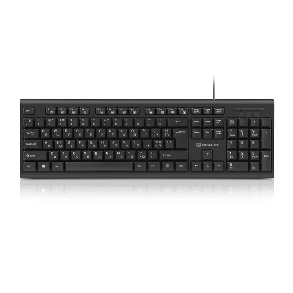 Клавиатура REAL-EL RK-507 Black