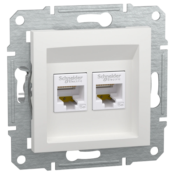Розетка RJ45 двойная Asfora UTP 5E
