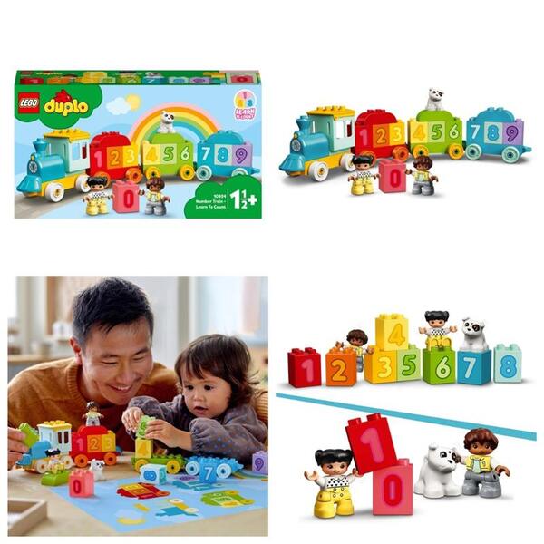 Конструктор LEGO DUPLO Потяг із цифрами – вчимося рахувати 10954