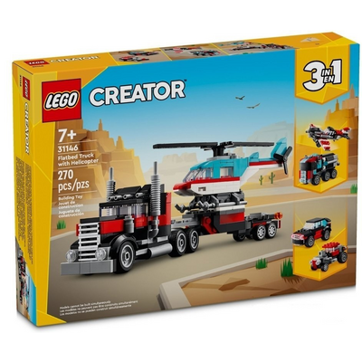 Конструктор LEGO Creator Бортовой грузовик с вертолетом