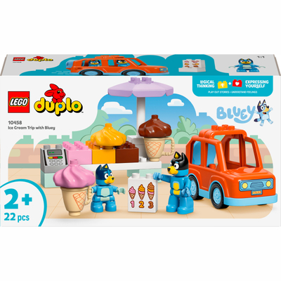 Конструктор LEGO DUPLO Bluey Подорож із морозивом із Блуї 10458