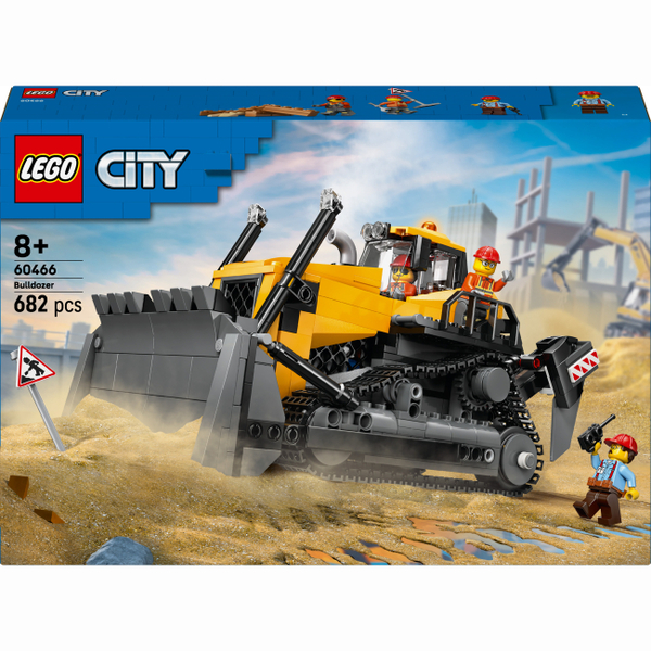Конструктор LEGO City Жовтий бульдозер 60466