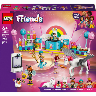 Конструктор LEGO Friends Костюмована вечірка з єдинорогом і феєю 42661
