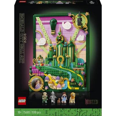 Конструктор LEGO Смарагдове місто настінний арт 75685