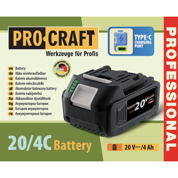Акумулятор Procraft Battery20/4С PC-030280