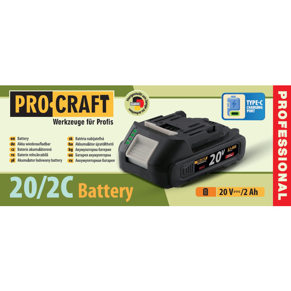 Акумулятор Procraft Battery20/2C PC-032008