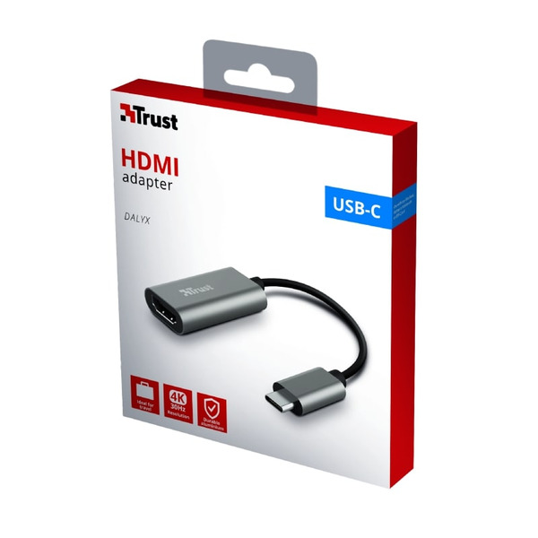 Адаптер HDMI Trust DALYX USB-C to HDMI (23774)