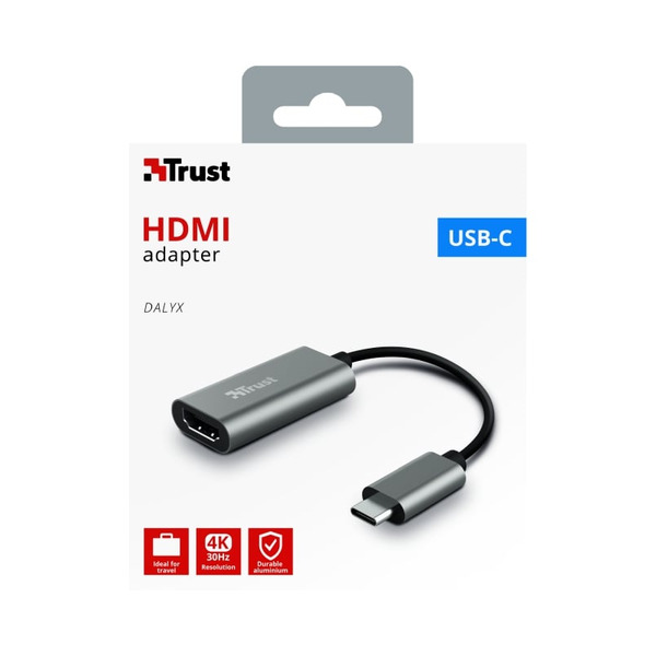 Адаптер HDMI Trust DALYX USB-C to HDMI (23774)