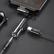 Переходник SkyDolphin AU03 USB-C - Jack 3.5 + USB-C (M/F), Black (ADPT-00027)