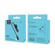 Переходник SkyDolphin AU03 USB-C - Jack 3.5 + USB-C (M/F), Black (ADPT-00027)