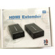 Удлинитель Atcom HDMI - RJ-45 (F/F), до 60 м, Black (14371)