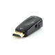 Адаптер Cablexpert (AB-HDMI-VGA-02) HDMI-VGA/3.5 мм, черный