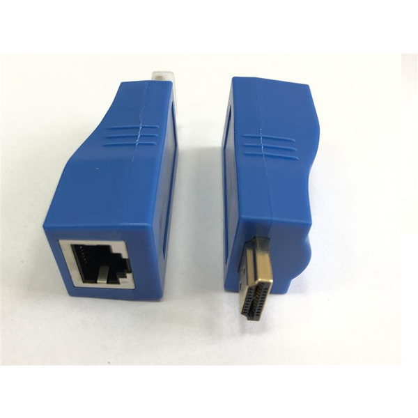 Удлинитель Atcom HDMI - RJ-45 (M/F), до 30 м, Blue (14369)
