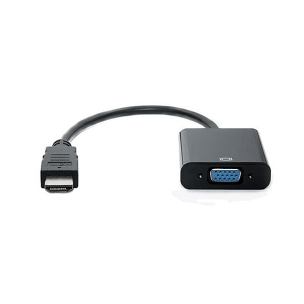 Адаптер REAL-EL HDMI-VGA (M/F), 0.15 м, черный (EL123500020)