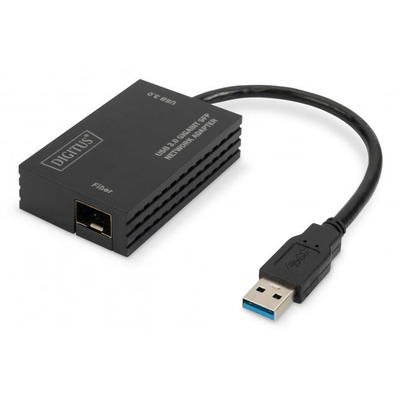 Адаптер Digitus USB Type-A - SFP Black (DN-3026)