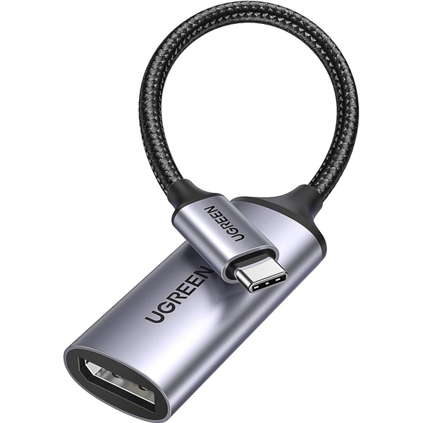 Перехідник USB 2.0 Type-C --> DisplayPort Thunderbolt 4 8k 60hz CM654 Ugreen сірий