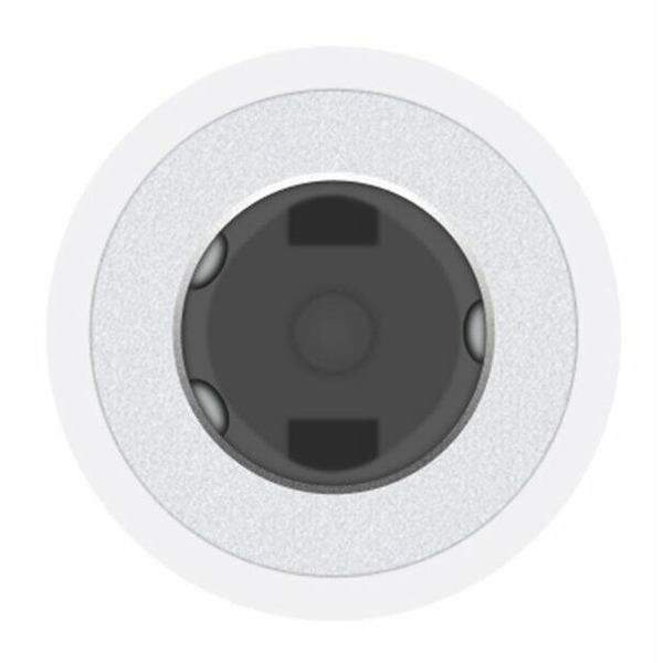 Адаптер Apple Lightning - 3.5 mm (M/F) A1749 White (MMX62) OEM
