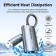 Перехідник USB Type-C/USB-A --> Ethernet RJ45 1000Mb сірий Aluminum Alloy Type Vention