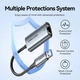 Перехідник USB Type-C/USB-A --> Ethernet RJ45 1000Mb сірий Aluminum Alloy Type Vention
