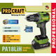 Шуруповерт Procraft PA18LiH PC-001822