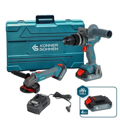 Набір інструментів Konner&Sohnen KS IDAGB 20V SET 1 PLUS KSIDAGB20VSET1PLUS