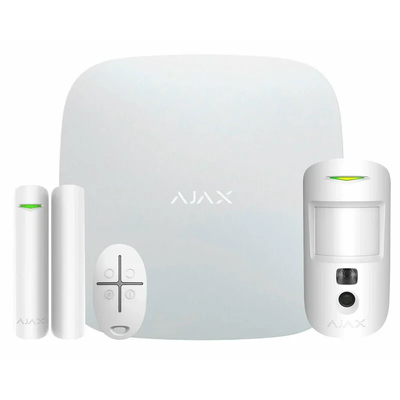 Комплект Ajax StarterKit Cam Plus HDR ECG (8EU) UA white