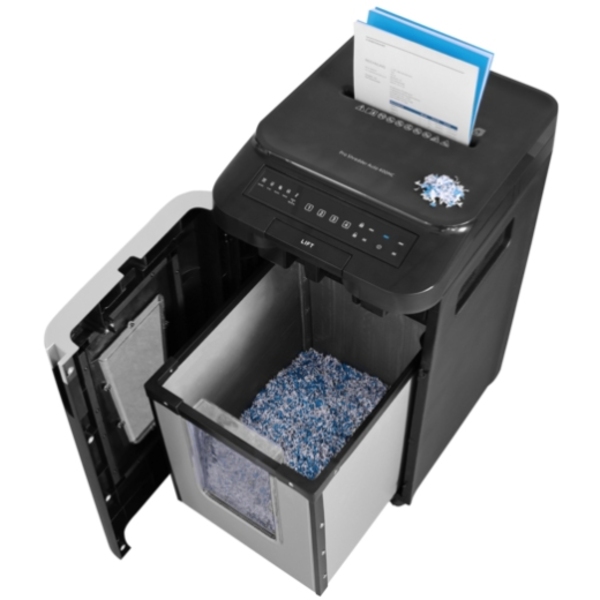 Знищувач документів HP Pro Shred Auto 400MC, A4, 80g х 10 л.,2*12, 53л., P-5