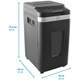 Знищувач документів HP Pro Shred Auto 400MC, A4, 80g х 10 л.,2*12, 53л., P-5