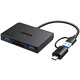 Картридер UGREEN Card Reader USB 3.0 4 в 1 OTG USB-C/USB-A SD/TF 4-in-1 CM812 (45167)