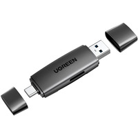 Картридер UGREEN Card Reader USB-С 3.1 USB-A TF/SD CM304 (80191)