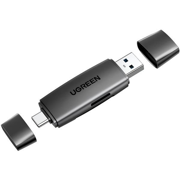 Картридер UGREEN Card Reader USB-С 3.1 USB-A TF/SD CM304 (80191)