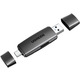 Картридер UGREEN Card Reader USB-С 3.1 USB-A TF/SD CM304 (80191)