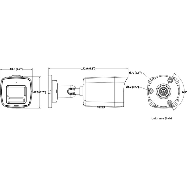 IP камера Hikvision DS-2CD1047G3H-LIUF 4МП (4мм)