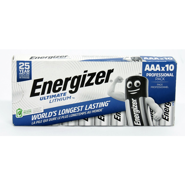 Батарейки Energizer Ultimate Lithium AAA/L92 BL 10 шт.